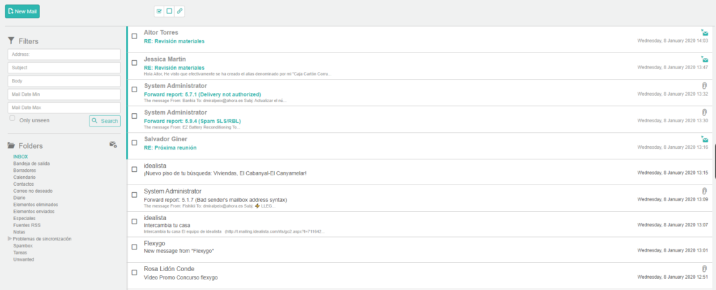 flexygo web mail