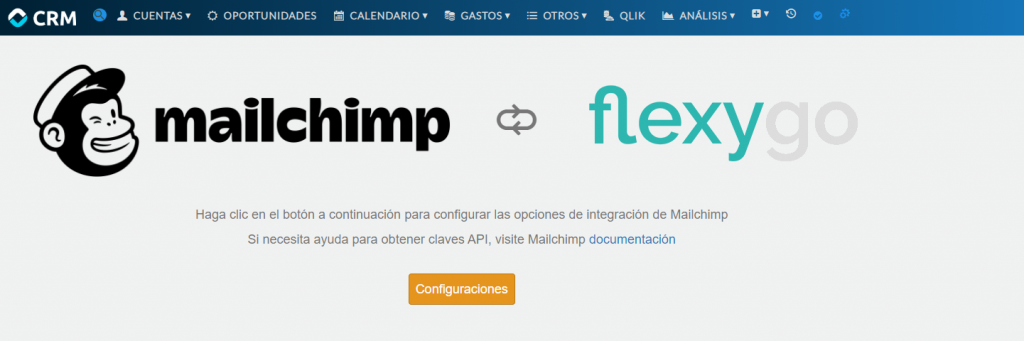 mailchimp and flexygo